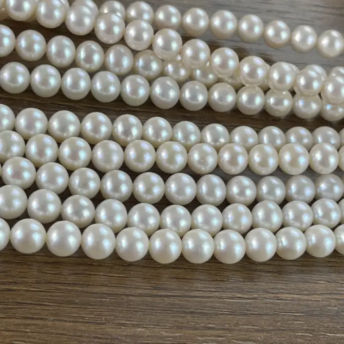 Lonjew Real Pearls 7.5-8mm AAA Grade Quality Approx 52 Pcs One Strand AN200 - Image 27