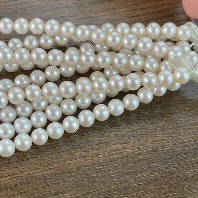Lonjew Real Pearls 7.5-8mm AAA Grade Quality Approx 52 Pcs One Strand AN200 - Image 26