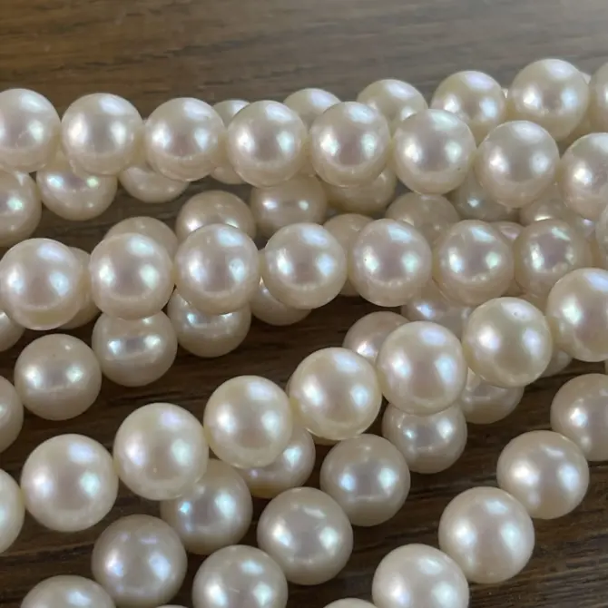 Lonjew Real Pearls 7.5-8mm AAA Grade Quality Approx 52 Pcs One Strand AN200 - Image 25