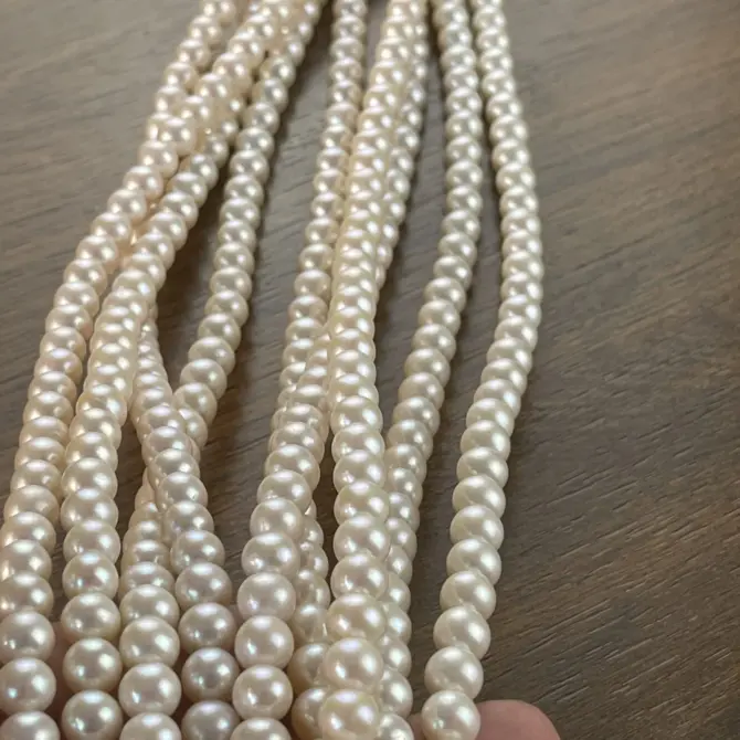 Lonjew Real Pearls 7.5-8mm AAA Grade Quality Approx 52 Pcs One Strand AN200 - Image 23