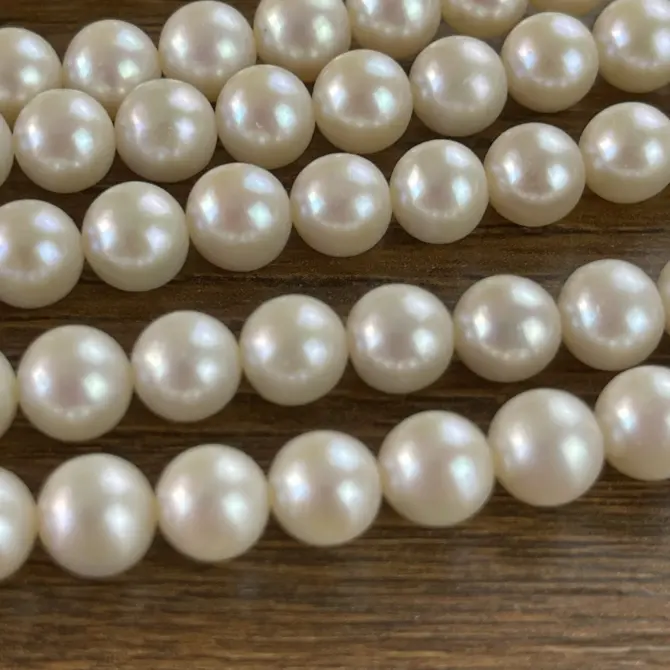 Lonjew Real Pearls 7.5-8mm AAA Grade Quality Approx 52 Pcs One Strand AN200 - Image 19