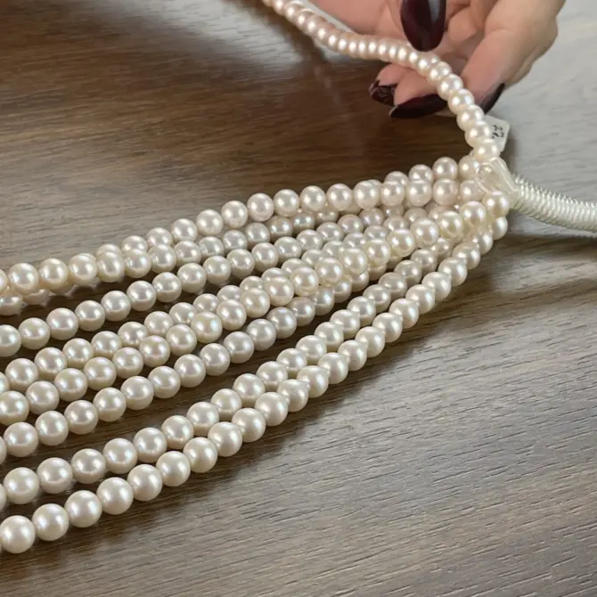 Lonjew Real Pearls 7.5-8mm AAA Grade Quality Approx 52 Pcs One Strand AN200 - Image 13