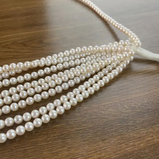 Lonjew Real Pearls 7.5-8mm AAA Grade Quality Approx 52 Pcs One Strand AN200 - Image 4