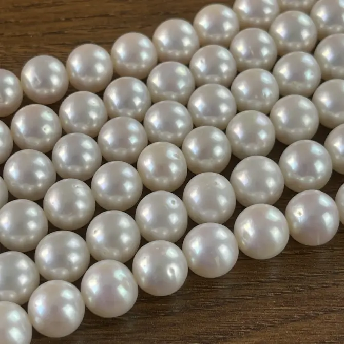 Lonjew Real Pearls 10-11mm AAA Grade Quality Approx 42 Pcs One Strand WT175 - Image 16