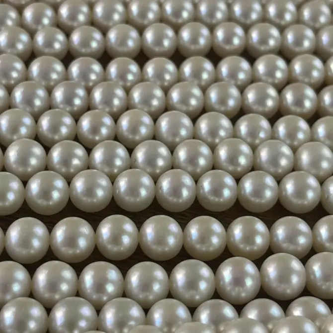 Lonjew Real Pearls 8-8.5mm AAA Grade Quality Approx 50 Pcs One Strand AN200 - Image 35