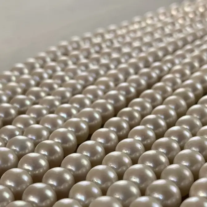 Lonjew Real Pearls 8-8.5mm AAA Grade Quality Approx 50 Pcs One Strand AN200 - Image 31