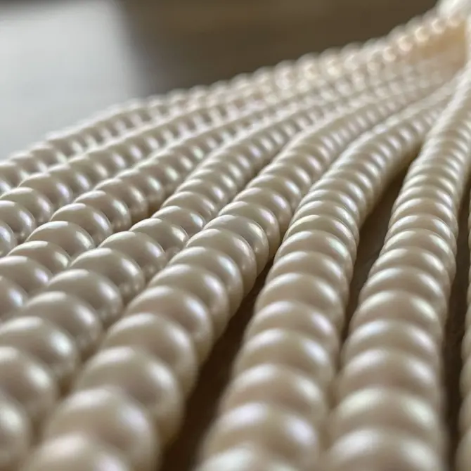 Lonjew Real Pearls 8-8.5mm AAA Grade Quality Approx 50 Pcs One Strand AN200 - Image 25