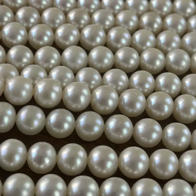 Lonjew Real Pearls 8-8.5mm AAA Grade Quality Approx 50 Pcs One Strand AN200 - Image 23