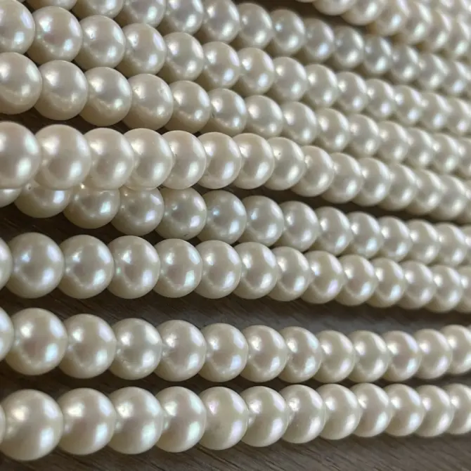 Lonjew Real Pearls 8-8.5mm AAA Grade Quality Approx 50 Pcs One Strand AN200 - Image 13