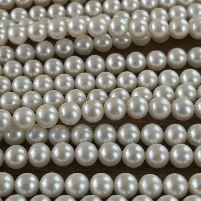 Lonjew Real Pearls 8-8.5mm AAA Grade Quality Approx 50 Pcs One Strand AN200 - Image 9