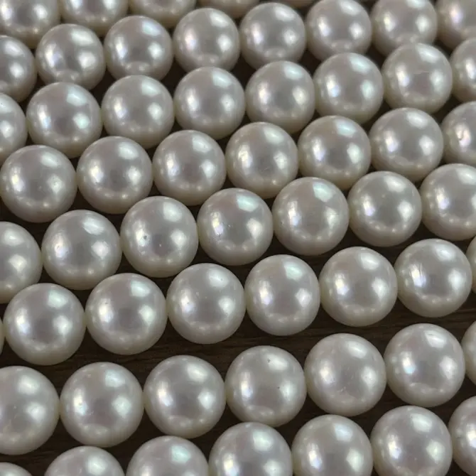 Lonjew Real Pearls 9-10mm AAA Grade Quality Approx 47 Pcs One Strand GP200 - Image 2