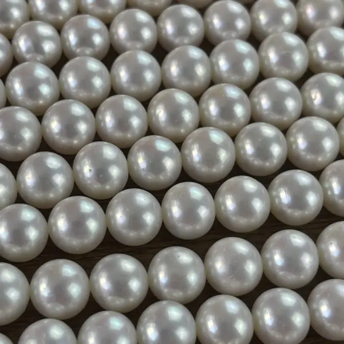 Lonjew Real Pearls 9-10mm AAA Grade Quality Approx 47 Pcs One Strand GP200 - Image 3