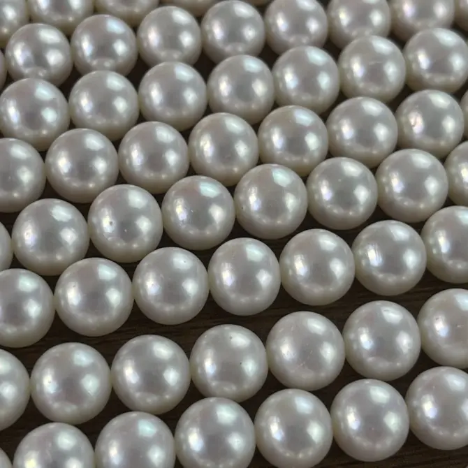Lonjew Real Pearls 9-10mm AAA Grade Quality Approx 47 Pcs One Strand GP200 - Image 4