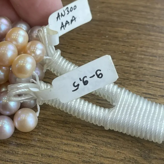 Lonjew Real Pearls 9-9.5mm AAA Grade Quality Approx 47 Pcs One Strand AN300 - Image 12