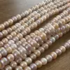 Lonjew Real Pearls 9-9.5mm AAA Grade Quality Approx 47 Pcs One Strand AN300 - Image 4