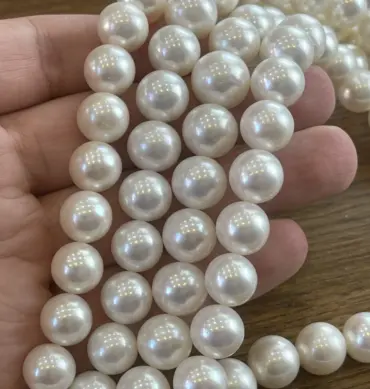 Lonjew Real Pearls 12-14mm AAA Grade Quality Approx 35 Pcs One Strand WT500