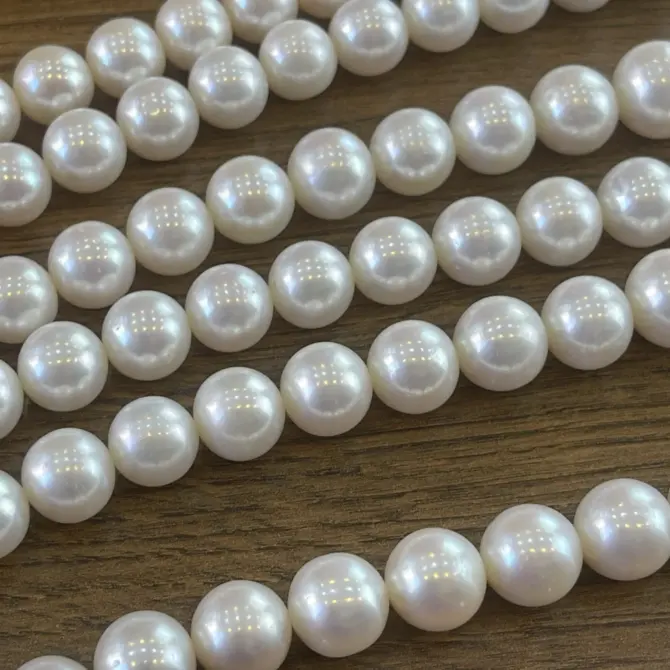 Lonjew Real Pearls 12-14mm AAA Grade Quality Approx 35 Pcs One Strand WT500 - Image 6
