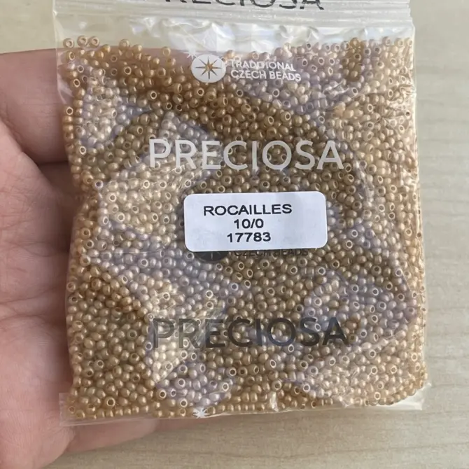 Preciosa Round Seed Beads 17783 10/0  3.5 Oz - Image 2