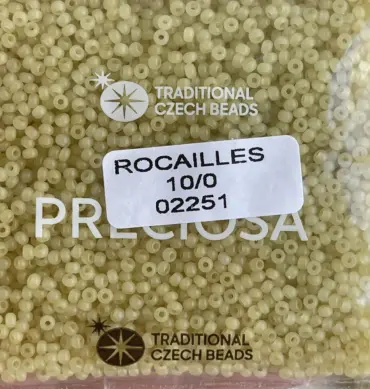 Preciosa Round Seed Beads 02251 10/0  3.5 Oz