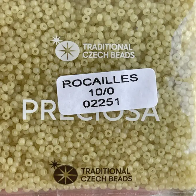 Preciosa Round Seed Beads 02251 10/0  3.5 Oz