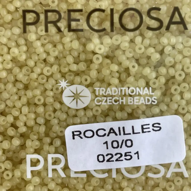 Preciosa Round Seed Beads 02251 10/0  3.5 Oz - Image 5