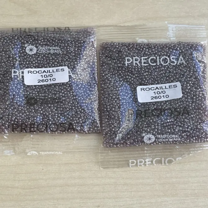 Preciosa Round Seed Beads 26010 10/0  3.5 Oz - Image 2