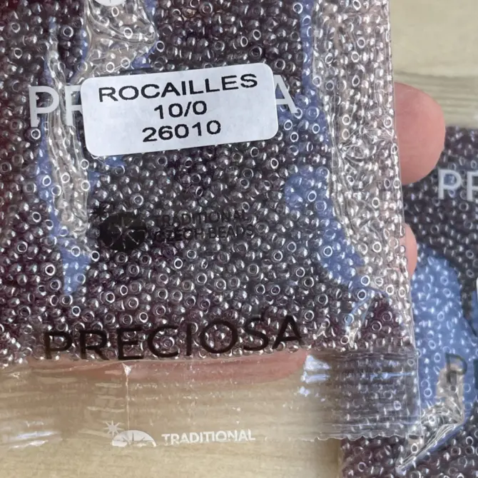 Preciosa Round Seed Beads 26010 10/0  3.5 Oz - Image 3