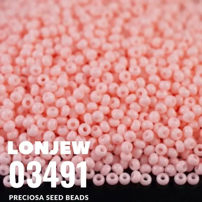 Preciosa Round Seed Beads 03491 10/0 3.5 oz