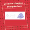 Preciosa Triangle Beads 38602 2.5x2.5mm 3.5 oz - Image 2
