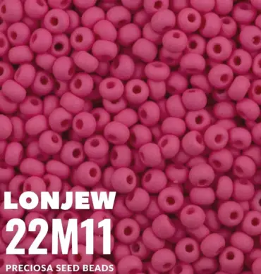 Preciosa Round Seed Beads 22M11 10/0 3.5 oz Matte