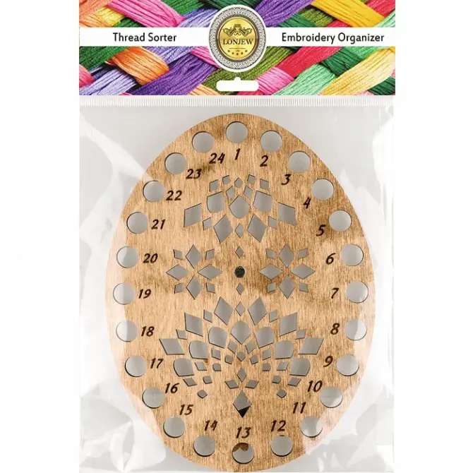 Lonjew Embroidery Floss Thread Organizer Sorter, Needle Magnet, Needlework Crochet Tool, Cross Stitch Craft - Image 14