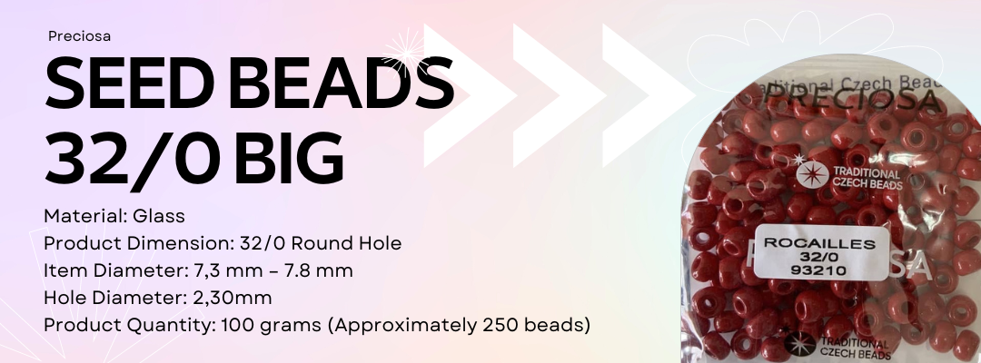 Preciosa 32/0 Seed Beads