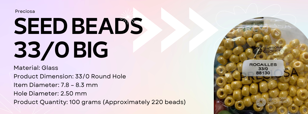 Preciosa 33/0 Seed Beads